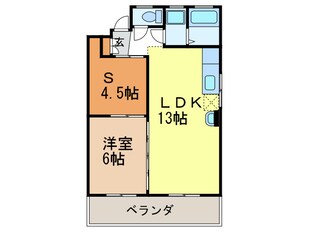 ハイツ池下の物件間取画像